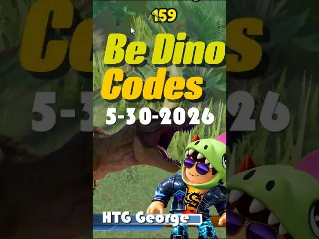 Be Dino Free Gems Codes — All Codes That Give Gems (2026)