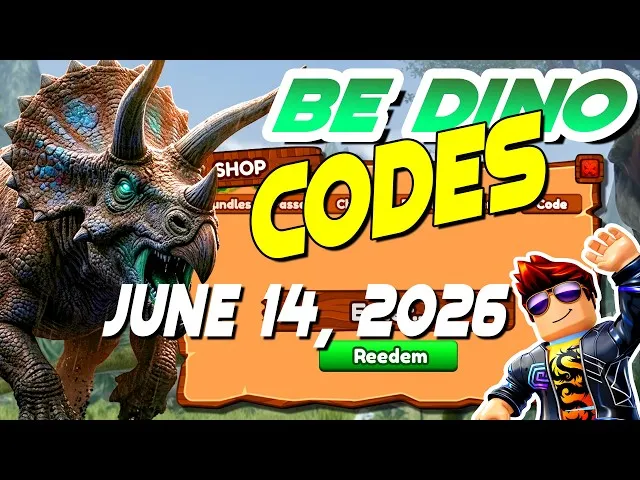 Be Dino Update Codes — Every Code Released with Game Updates